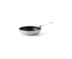 KitchenAid SartÃ©n antiadherente de cerÃ¡mica sin PFAS, 20 cm, revestida, apta para horno, apta para lavavajillas, color plateado