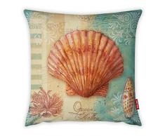 Bonamaison - Funda de Almohada, Multicolor, 45 x 45 cm