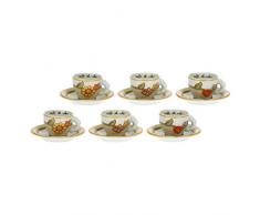 THUN - Juego de 6 Tazas de cafÃ© Country
