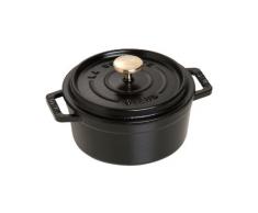 STAUB Cocotte Redonda, Hierro Fundido, Negro Mate, 12 cm