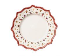 Villeroy & Boch Toys Delight Plato Llano de Cena, Porcelana, Blanco/Multicolor
