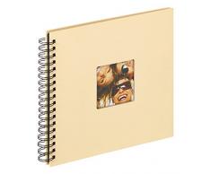 Walther Design SA-108-H álbum de Caracol Fun, 26 x 25 cm, 40 páginas Negras, con el Corte para un Foto, Crema