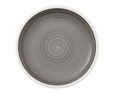 Villeroy & Boch Manufacture Plato de desayuno Porcelana Premium, Gris, 22 cm