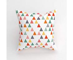 Eren Home - Funda de Almohada, Multicolor, 43 x 43 cm