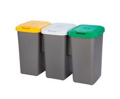 Tontarelli - 75l adjunta Reciclado Reciclaje plÃ¡stico papeleras Cocina Inicio de Oficina de basuras