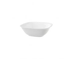 Villeroy & Boch 10-4412-3320 Ensaladera Cuadrada de 17 cm de Diámetro, Porcelana, Blanco
