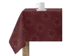 BELUM | Mantel Navidad 200x140 cm 100% algodón resinado Antimanchas (Tacto no plastificado) Modelo Merry Christmas 76