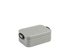 Mepal - Fiambrera Take a Break midi - Lonchera para llevar - Lunch Box para 2 Sandwiches o 4 Rebanadas de pan - Meal Prep - Apto para Lavavajillas - 900 ml - Silver