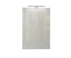 Baikal Espejo de Baño, Varias Formas y Medidas Disponibles. Opción con y Sin LED. Estilos Que se adaptan al baño o Cualquier Estancia del hogar. 50 x 75 cm Espejo con Aplique LED, 280034990