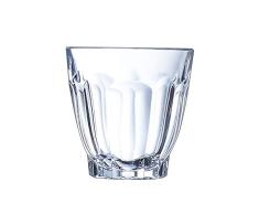 Set 6 vasos de vidrio resistente forma baja 9 CL ARCADE ARC