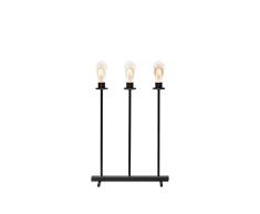 Konstsmide Candelabro de Metal LED, Negro