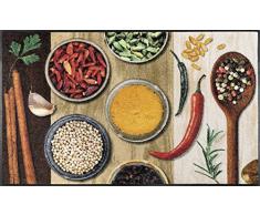 Wash+Dry Hot Spices Felpudo, AcrÃ­lico, 75 x 120 x 0.7 cm