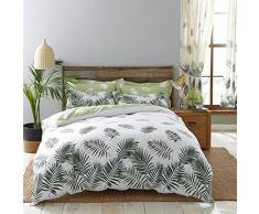 Charlotte Thomas, Juego de Funda de edredón para Cama Extragrande, 260 x 220 cm, Color Verde