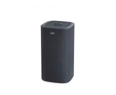 Joseph Joseph Tota - Cesto para ropa sucia con tapa, compartimentos dobles para separación colada, bolsos internos coin asas, extraÃbles y fáciles de llevar, 60 litros, negro