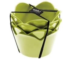 Zak ! Designs Set DE 4 Copas DE Postre Verdes 0204-9990