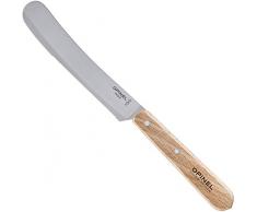 Opinel Cuchillo de Desayuno, Material Mango Madera de Haya, Color marrÃ³n Claro, 21,3Â x 1,8Â x 2Â cm