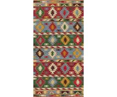 Vilber Kilim.2578 DU 01 52X100 Alfombra, Vinilo, Multicolor, 52 X 100