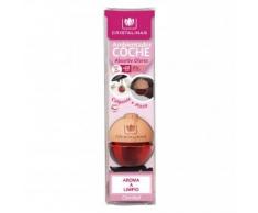 Cristalinas Ambientador Coche Aroma Limp, Cristal, Rojo, 4x3.7x15.5 cm