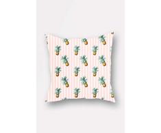 Lulu Home - Funda de Almohada, Multicolor, 45 x 45 cm