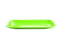 Zak ! Designs 0204-9390 Bandeja de cerÃ¡mica de diseÃ±o nÃ¡utico de 15 x 31,5 cm Verde