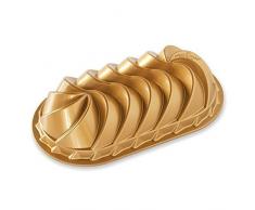 NordicWare Molde Forma de buzón, Aluminio, Oro, 29 x 16,3 x 7,4 cm