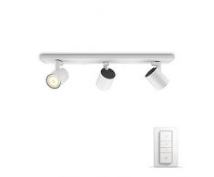 Philips Hue White ambiance Runner - Foco triple LED blanco con mando, Iluminación inteligente, compatible con Amazon Alexa, Apple HomeKit y Google Assistant