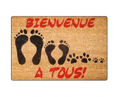 Tapis Deco Alfombra de Pasillo, PVC, Multicolor, 60 x 40 cm