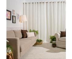 Sancarlos Durango Cortina, AlgodÃ³n y PoliÃ©ster, Crema, 140x0.2x270 cm