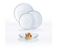 Luminarc Pampille Clear Vajilla Vidrio 18 Piezas - 6 Personas Transparente