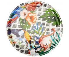 Excelsa Tropical - Plato para pizza, multicolor