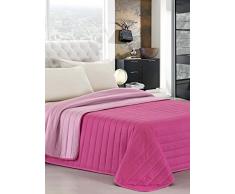 Elegant Ropa DE Cama Italiano Colcha Verano Lila/Fucsia Doble 260 x 270 cm
