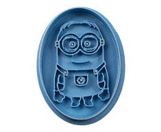 Cuticuter NiÃ±os Minion Oval Cortador de Galletas, Azul, 8x7x1.5 cm