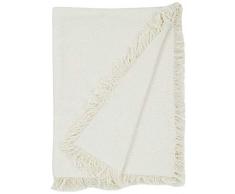 Martina Home Toalla multiusos Espiga Foulard, 80% algodÃ³n, 20% poliÃ©ster, color crudo, 300 x 260 cm