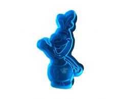 Cuticuter Olaf Entero Frozen Cortador de Galletas, Azul, 8x7x1.5 cm