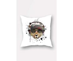 Lulu Home - Funda de Almohada, Multicolor, 45 x 45 cm