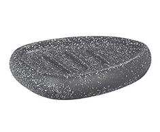 Wenko Jabonera Pion gris cerÃ¡mica - Jabonera, CerÃ¡mica, 12.5 x 2.5 x 9 cm, Gris