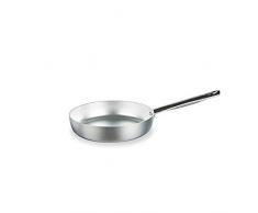 Pentole Agnelli Ollas Corderos SartÃ©n de Aluminio Liso, con Mango Tubular de Acero Inoxidable, Plata, 28 cm