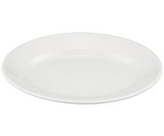 SATURNIA - Bandeja Ovalada, 28 cm, Mod. Tivoli, Color Blanco