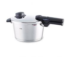 Fissler vitavit comfort / Olla a presión (4,5 litros, Ø 22 cm) de acero inoxidable, 2 niveles de cocción, apta para cocinas de inducción, gas, vitrocerámica y eléctricas
