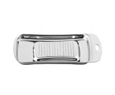 Weis Ingwerreibe Rallador de Jengibre, Acero Inoxidable, Plata, 14 x 7.2 x 2 cm