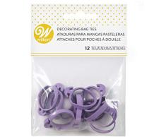Wilton Gomas para Mangas pasteleras, 12 Unidades, Morado, Centimeters