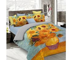 Sogni dAutore Cubierta de edredón con impresión digital de cobertura completa,250x200cm, SD49, 100 % Algodón, DOBLE