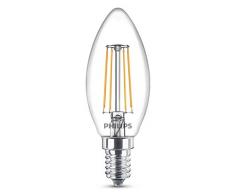 Philips 8718696587355, Bombilla LED Vela E14, 4.3 W = 40 W, 470 Lumen, Transparente