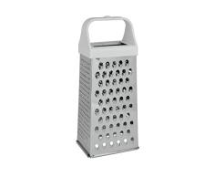Metaltex RALLADOR 4 Caras INOX 23 CMS, Acero Inoxidable, Plateado, EstÃ¡ndar