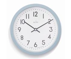 Acctim Elstow - Reloj de Pared para Cocina (Cuarzo, Estilo Retro, 20 cm), Color Azul