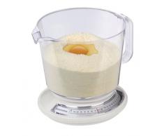 Tescoma 634560 BALANZA Cocina con Tara 2,2KG Delicia, Blanco