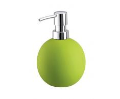 Gedy Energy Dosificador de Jabón, Porcelana, Verde, 9x9x14.6 cm