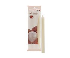 Cereria de Giorgio Concentrado Velas perfumadas Alla Frutas, Cera, Rosa Claro, 1.9Â x 1.9Â x 20Â cm, 3Â Unidad