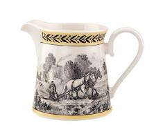 Villeroy & Boch Audun Ferme Lechera baja, 300 ml, Altura: 8,6 cm, Porcelana Premium, Blanco/Colorido