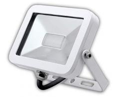 Garza ISPOT Foco proyector LED de Exterior E27, 10 W, Blanco, 152 x 116 x 25 mm